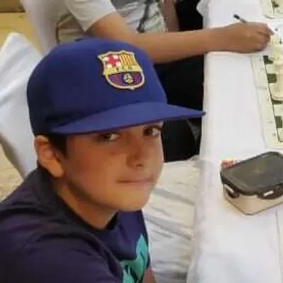 Kingdom of Chess student Nihal Singh in the academy polo