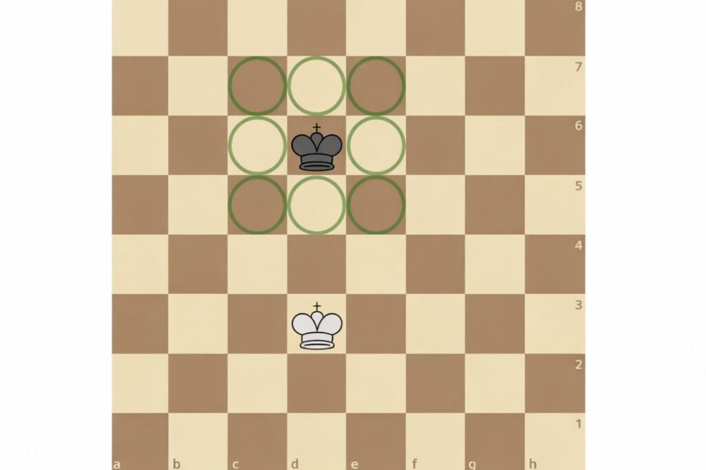 How king moves in chess