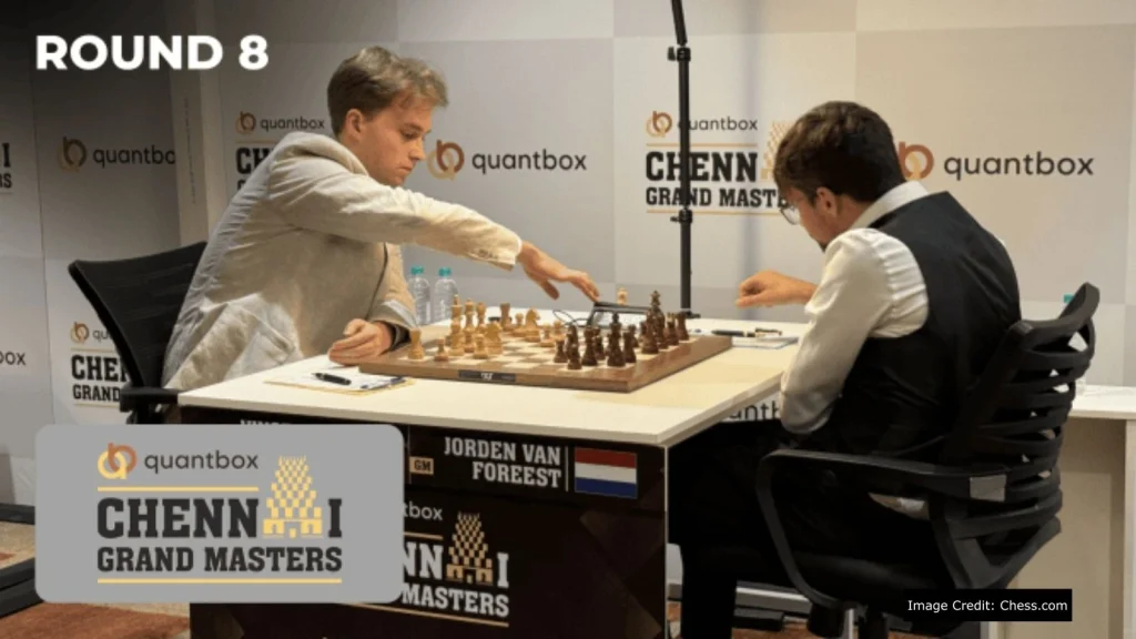 Vincent Keymer vs Jorden van Foreest in Chennai Grand Masters 2025