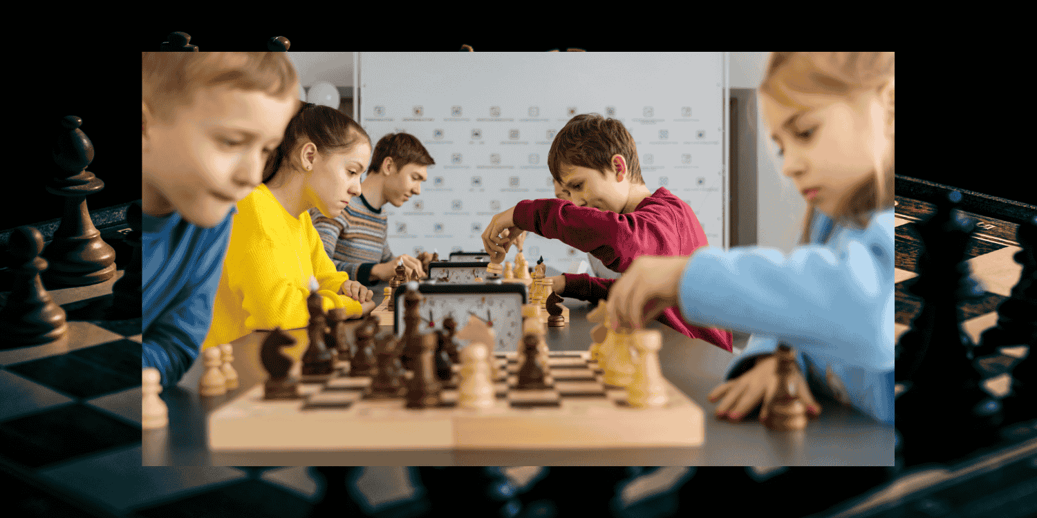 kids playing chess