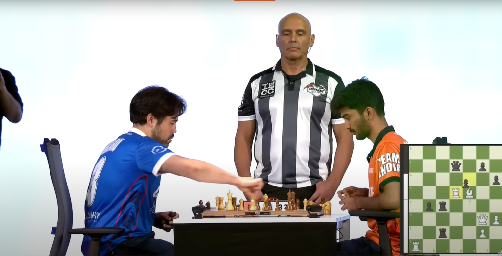 Hikaru vs gukesh