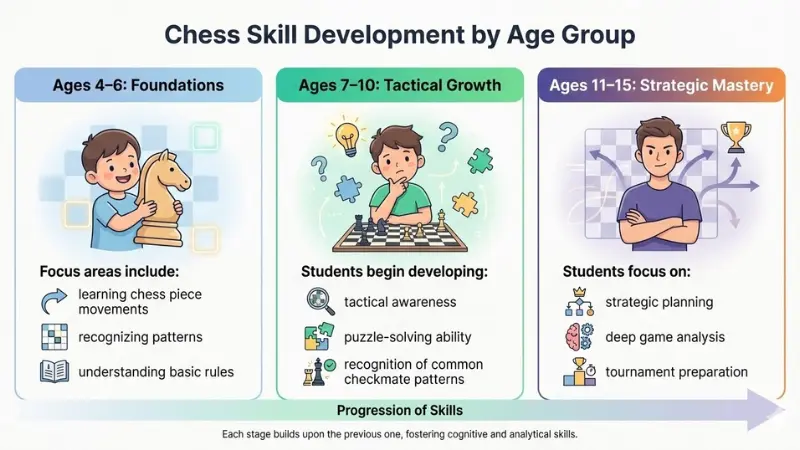 Chess Skills Development by Age Group