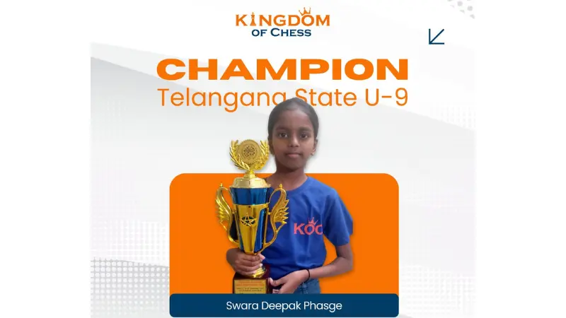 Telangana U-9 State Champion Swara Deepak Phasge